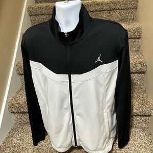 *Nike AIR JORDAN dri-fit* men’s full-zip athletic warmup sweatshirt - L - mint!